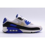 Nike Air Max 90 Premium Ανδρικά Sneakers Λευκά, Μαύρα, Ρουά