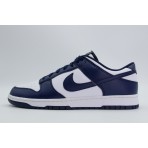 Nike Dunk Low Retro Ανδρικά Sneakers Λευκά, Μπλε Σκούρο