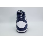 Nike Dunk Low Retro Ανδρικά Sneakers Λευκά, Μπλε Σκούρο