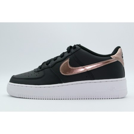 Nike Air Force 1 Special Edition Sneakers Μαύρα, Λευκά, Μπρονζέ