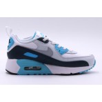 Nike Air Max 90 EasyOn Παιδικά Sneakers Λευκά, Μαύρα, Σιέλ, Γκρι