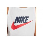 Nike Sportswear Παιδική Αμάνικη Μπλούζα Λευκή