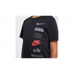 Nike Sportswear Παιδικό Κοντομάνικο T-Shirt Μαύρο