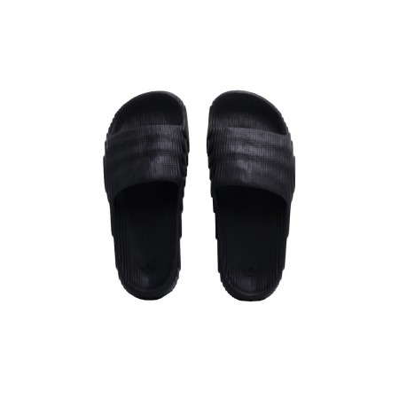 Adidas Originals Adilette 22 Unisex Παντόφλες Μαύρες