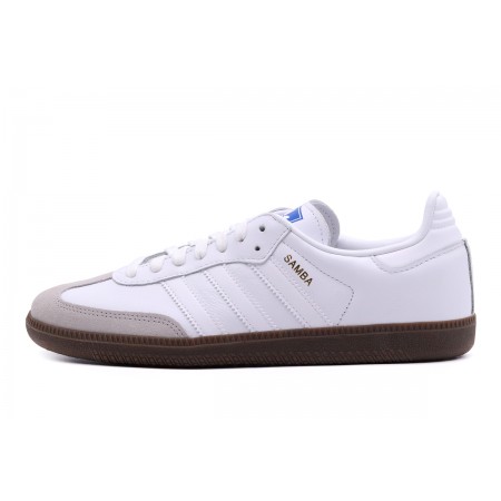 Adidas Originals Samba OG Unisex Sneakers Λευκά, Γκρι, Καφέ