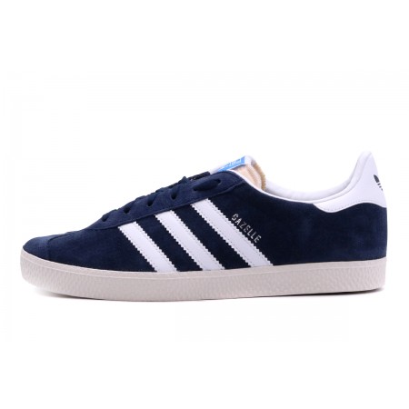 Adidas Originals Gazelle Sneakers Μπλε Σκούρα, Λευκά