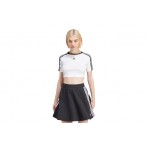 Adidas Originals 3-Stripes Baby Tee Γυναικεία Crop Top Μπλούζα