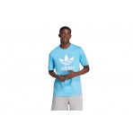 Adidas Originals Trefoil Ανδρικό Κοντομάνικο T-Shirt Γαλάζιο