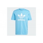 Adidas Originals Trefoil Ανδρικό Κοντομάνικο T-Shirt Γαλάζιο