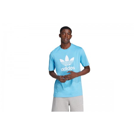 Adidas Originals Trefoil Ανδρικό Κοντομάνικο T-Shirt Γαλάζιο