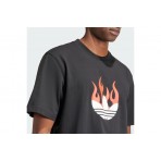 Adidas Originals Flames Logo Tee Ανδρικό Κοντομάνικο T-Shirt