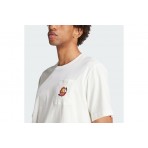 Adidas Originals Leisure Note Ανδρικό Κοντομάνικο T-Shirt Εκρού