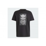 Adidas Originals Camo Tongue Ανδρικό Κοντομάνικο T-Shirt Μαύρο