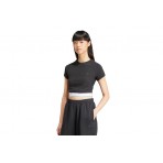 Adidas Originals Tape Waistband Tee Κοντομάνικη Crop Top Μπλούζα