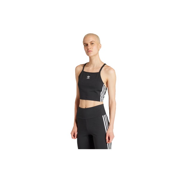 Adidas Originals Adicolor 3-S Crop Top Αμάνικο Γυναικείο (IU2405)