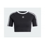 Adidas Originals 3-Stripes Baby Tee Κοντομάνικη Crop Top Μπλούζα