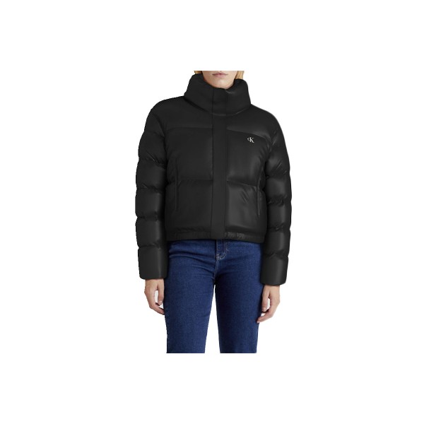 Calvin Klein Cropped Μπουφάν Puffer Γυναικείο (J20J224615 BEH)