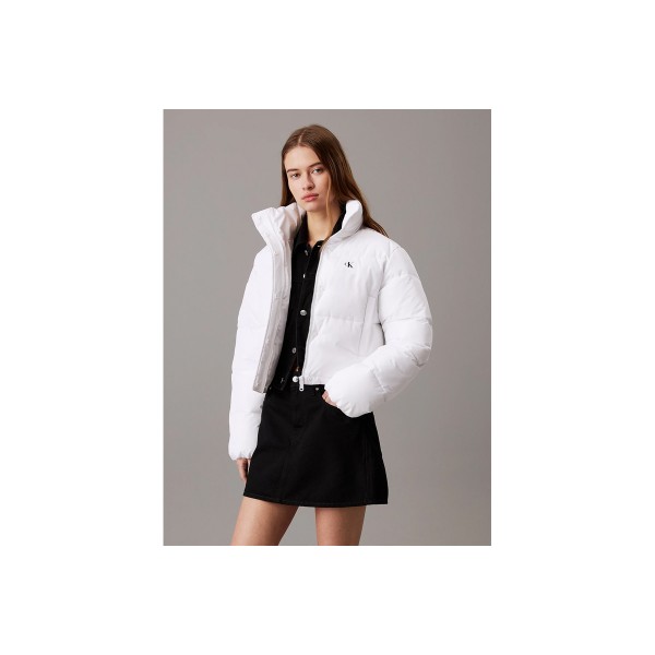 Calvin Klein Cropped Μπουφάν Puffer Γυναικείο (J20J224615 YAF)