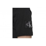 Calvin Klein Ανδρικό Κοντομάνικο T-Shirt Μαύρο (J30J323484 BEH)