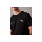 Calvin Klein Ανδρικό Κοντομάνικο T-Shirt Μαύρο