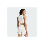 Adidas Originals Terry Γυναικεία Αμάνικη Crop Top Μπλούζα