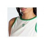 Adidas Originals Terry Γυναικεία Αμάνικη Crop Top Μπλούζα