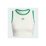 Adidas Originals Terry Γυναικεία Αμάνικη Crop Top Μπλούζα