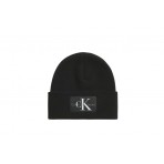 Calvin Klein Monologo Patch Non-Rib Beanie Σκουφάκι Χειμερινό (K50K506246 BDS)