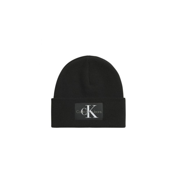 Calvin Klein Monologo Patch Non-Rib Beanie Σκουφάκι Χειμερινό (K50K506246 BDS)