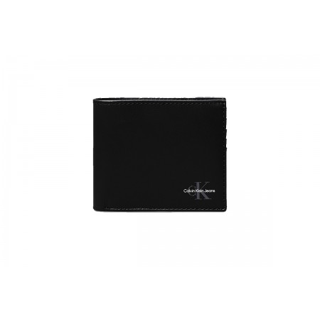 Calvin Klein Monogram Soft Bifold Ανδρικό Πορτοφόλι Μαύρο