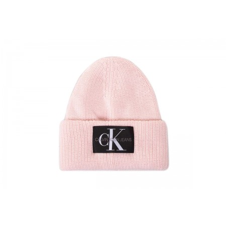 Calvin Klein Monologo Patch Beanie Σκουφάκι Χειμερινό 