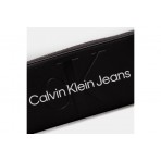 Calvin Klein Sculpted Zip Around Γυναικείο Πορτοφόλι Μαύρο