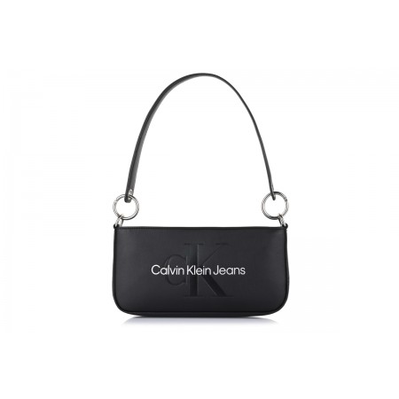 Calvin Klein Sculpted Shoulder Pouch 25 Τσαντάκι Ώμου Μαύρο