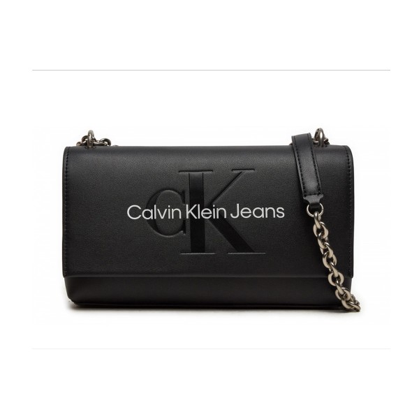 Calvin Klein Sculpted Ew Flap W-Chain25 Τσαντάκι Χιαστί - Ώμου (K60K612221 01R)