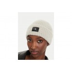 Calvin Klein Hardware Beanie Γυναικείο Χειμερινό Σκουφάκι Μπεζ