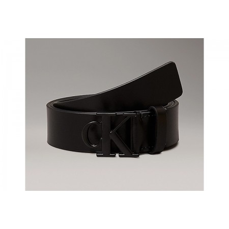 Calvin Klein Monogram Tonal Plaque Belt 30Mm Ζώνη Casual 