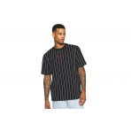 Karl Kani Small Signature Pinstripe T-Shirt Ανδρικό (KKMQ32063 BLACK)