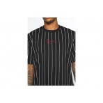 Karl Kani Small Signature Pinstripe T-Shirt Ανδρικό (KKMQ32063 BLACK)