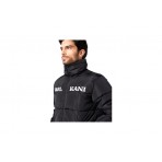 Karl Kani Retro Essential Ανδρικό Puffer Μπουφάν Μαύρο