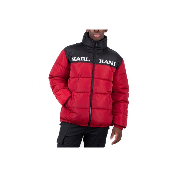 Karl Kani Retro Essential Μπουφάν Puffer Ανδρικό (KM-JK012-052-08 DARK RED)