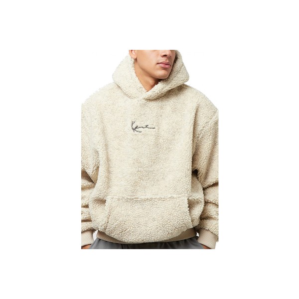 Karl Kani Metal Signature Teddy Os Hoodie Ανδρικό (KM233-020-3 OFF WHITE)