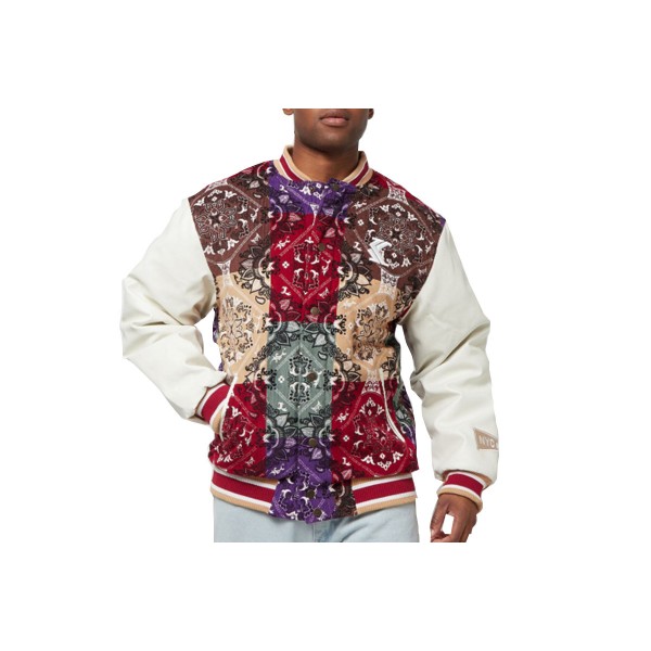 Karl Kani Og Block Paisley College Μπουφάν Bomber  Ανδρικό (KM233-046-1 MULTICOLOR)