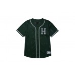 HUF Crackerjack Ανδρικό Baseball Jersey Κυπαρισσί