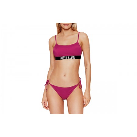 Calvin Klein String Side Tie Cheeky Μαγιό Bikini Bottom Γυναικείο 