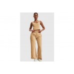 Karl Kani Small Signature Corduroy Wide Leg Pants Παντελόνι Φόρμας Γυναικείο