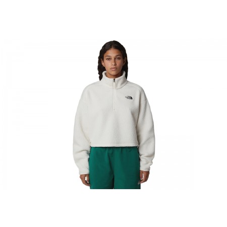 The North Face W Crop Hp Fleece Μπλούζα Με Φερμουάρ Γυναικεία 