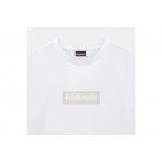 Napapijri S-Box Logo Γυναικείο Κοντομάνικο T-Shirt Λευκό