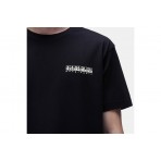 Napapijri S-Linth Ανδρικό Κοντομάνικο T-Shirt Μαύρο