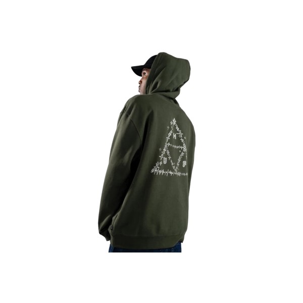 Huf Gleam P-O Hoodie Ανδρικό (PF00682 HUNTER GREEN)