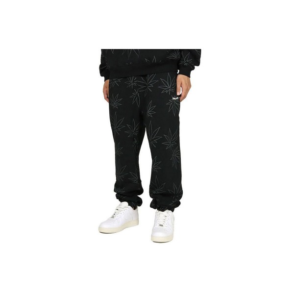 Huf Plantlife Fleece Pant Παντελόνι Φόρμας Ανδρικό (PT00301 BLACK)